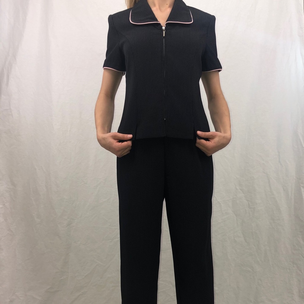 Business pant suit Black Jessica Howard petite 6